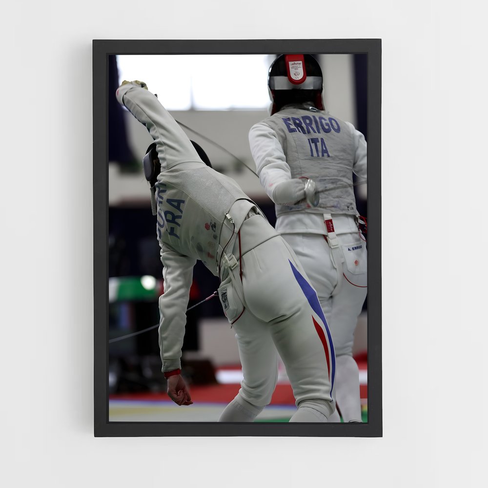 Poster World de cup – affiche Escrime (vue 2)